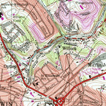 United States Geological Survey Glassport, PA (1988, 24000-Scale) digital map