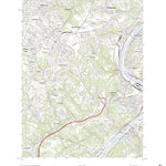 United States Geological Survey Glassport, PA (2023, 24000-Scale) digital map