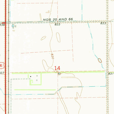 United States Geological Survey Glasston, ND (1971, 24000-Scale) digital map