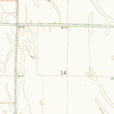 United States Geological Survey Glasston NE, ND (1971, 24000-Scale) digital map