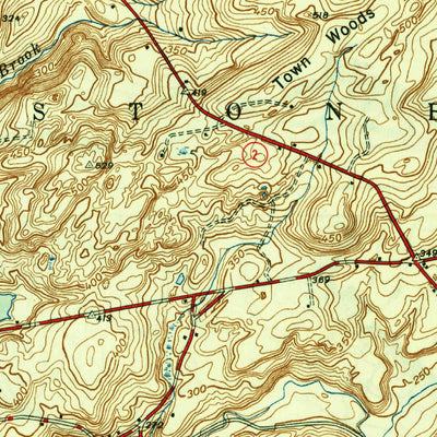 United States Geological Survey Glastonbury, CT (1946, 31680-Scale) digital map