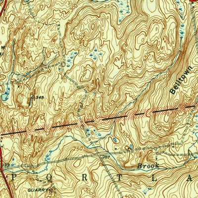 United States Geological Survey Glastonbury, CT (1946, 31680-Scale) digital map