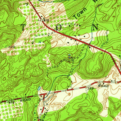 United States Geological Survey Glastonbury, CT (1953, 24000-Scale) digital map