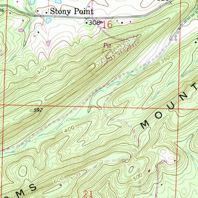 United States Geological Survey Gleason, AR (1991, 24000-Scale) digital map