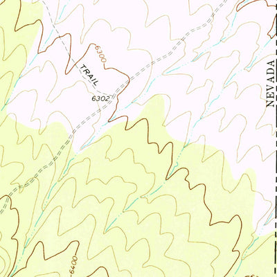 United States Geological Survey Gleason Basin, NV-UT (1972, 24000-Scale) digital map