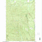 United States Geological Survey Gleason Mountain, WA-ID (1996, 24000-Scale) digital map