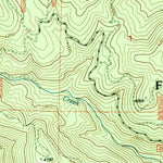 United States Geological Survey Gleason Mountain, WA-ID (1996, 24000-Scale) digital map