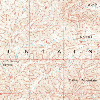 United States Geological Survey Gleeson, AZ (1958, 62500-Scale) digital map