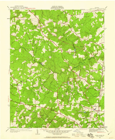United States Geological Survey Glen Allen, VA (1936, 24000-Scale) digital map