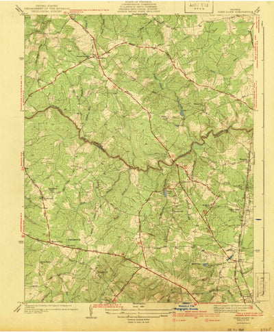 United States Geological Survey Glen Allen, VA (1941, 31680-Scale) digital map