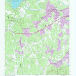 United States Geological Survey Glen Alpine, NC (1993, 24000-Scale) digital map