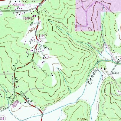 United States Geological Survey Glen Alpine, NC (1993, 24000-Scale) digital map