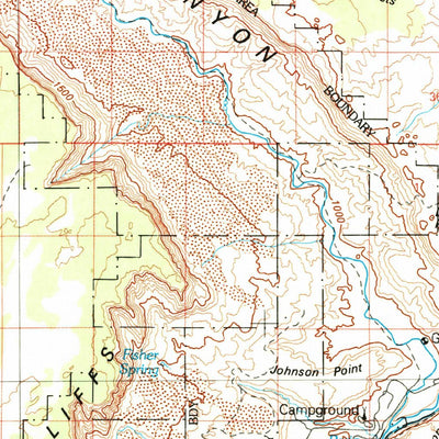 United States Geological Survey Glen Canyon Dam, AZ (1984, 100000-Scale) digital map