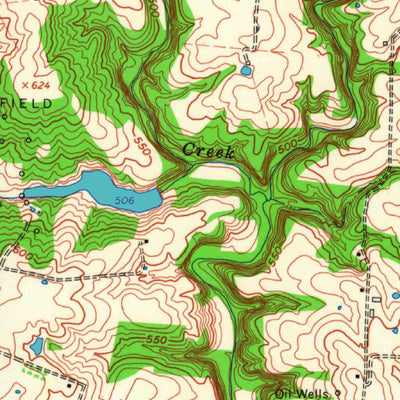 United States Geological Survey Glen Dean, KY (1963, 24000-Scale) digital map