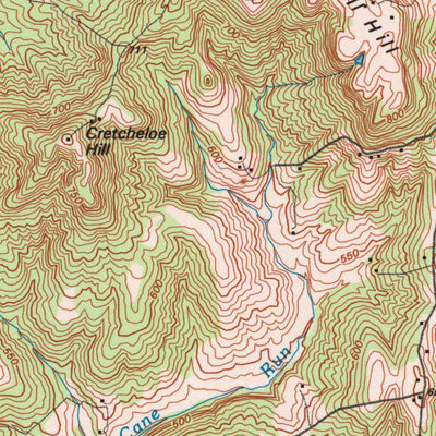 United States Geological Survey Glen Dean, KY (1993, 24000-Scale) digital map