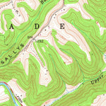 United States Geological Survey Glen Easton, WV (1960, 24000-Scale) digital map