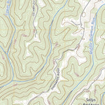 United States Geological Survey Glen Easton, WV (2023, 24000-Scale) digital map