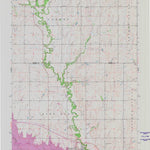 United States Geological Survey Glen Elder North, KS (1962, 24000-Scale) digital map