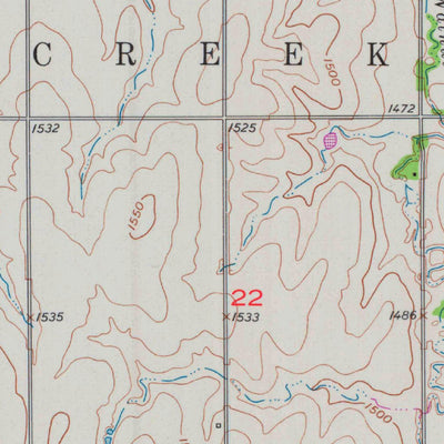United States Geological Survey Glen Elder South, KS (1953, 24000-Scale) digital map