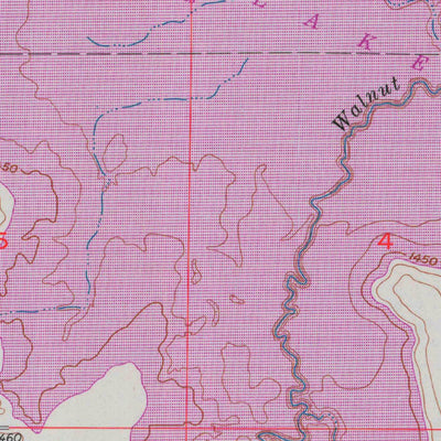 United States Geological Survey Glen Elder South, KS (1953, 24000-Scale) digital map