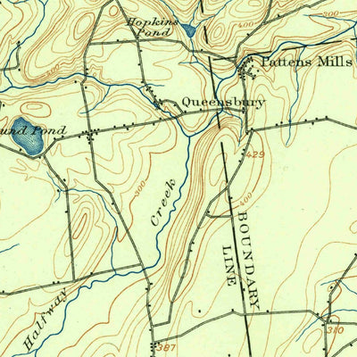 United States Geological Survey Glen Falls, NY (1895, 62500-Scale) digital map