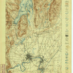 United States Geological Survey Glen Falls, NY (1897, 62500-Scale) digital map