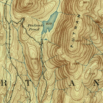 United States Geological Survey Glen Falls, NY (1897, 62500-Scale) digital map