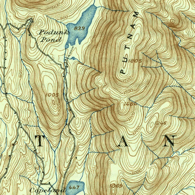 United States Geological Survey Glen Falls, NY (1938, 62500-Scale) digital map