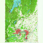 United States Geological Survey Glen Falls, NY (1955, 62500-Scale) digital map
