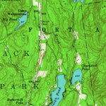 United States Geological Survey Glen Falls, NY (1955, 62500-Scale) digital map