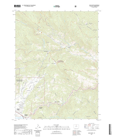 United States Geological Survey Glen Haven, CO (2022, 24000-Scale) digital map