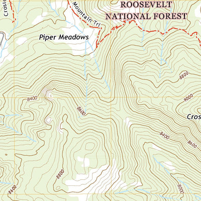 United States Geological Survey Glen Haven, CO (2022, 24000-Scale) digital map