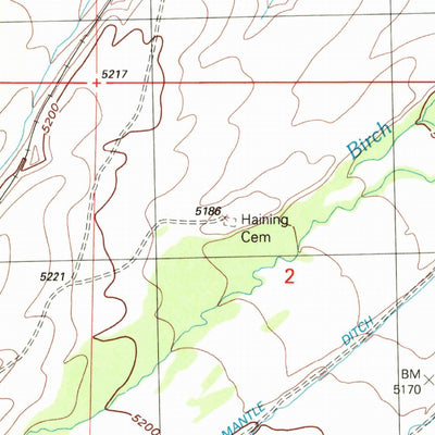 United States Geological Survey Glen, MT (1997, 24000-Scale) digital map
