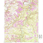 United States Geological Survey Glen Richey, PA (1944, 24000-Scale) digital map