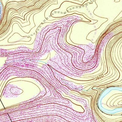 United States Geological Survey Glen Richey, PA (1944, 24000-Scale) digital map