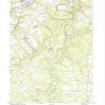 United States Geological Survey Glen Richey, PA (1993, 24000-Scale) digital map