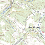 United States Geological Survey Glen Richey, PA (2023, 24000-Scale) digital map