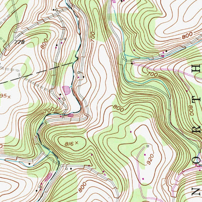 United States Geological Survey Glen Rock, PA (1954, 24000-Scale) digital map