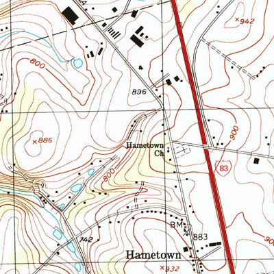 United States Geological Survey Glen Rock, PA (1999, 24000-Scale) digital map