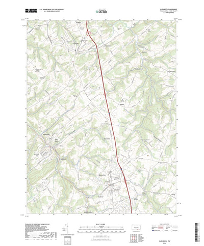 United States Geological Survey Glen Rock, PA (2023, 24000-Scale) digital map