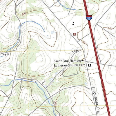 United States Geological Survey Glen Rock, PA (2023, 24000-Scale) digital map