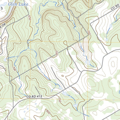 United States Geological Survey Glen Rose East, TX (2023, 24000-Scale) digital map