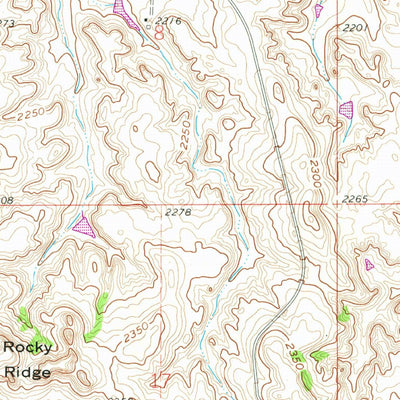 United States Geological Survey Glen Ullin, ND (1960, 24000-Scale) digital map