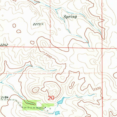 United States Geological Survey Glen Ullin NE, ND (1970, 24000-Scale) digital map