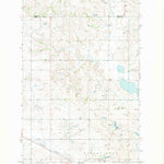 United States Geological Survey Glen Ullin NW, ND (1970, 24000-Scale) digital map