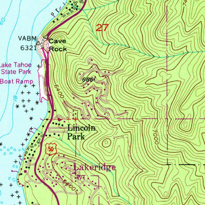 United States Geological Survey Glenbrook, NV (1955, 24000-Scale) digital map