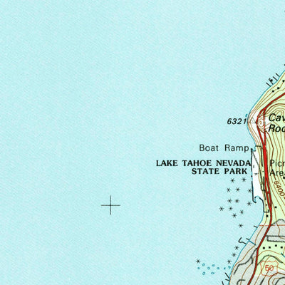 United States Geological Survey Glenbrook, NV (1992, 24000-Scale) digital map