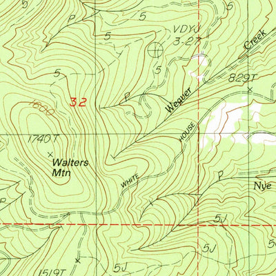 United States Geological Survey Glenbrook, OR (1984, 24000-Scale) digital map