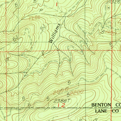 United States Geological Survey Glenbrook, OR (1984, 24000-Scale) digital map