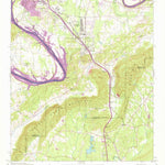 United States Geological Survey Glencoe, AL (1956, 24000-Scale) digital map
